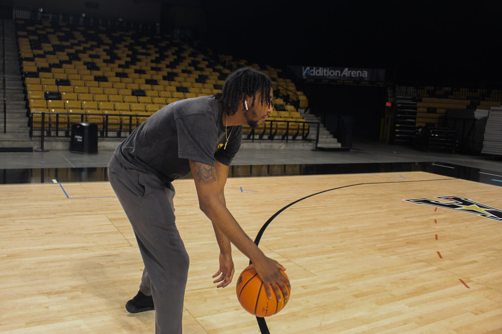(this one) UCF basketball player's world beyond the court